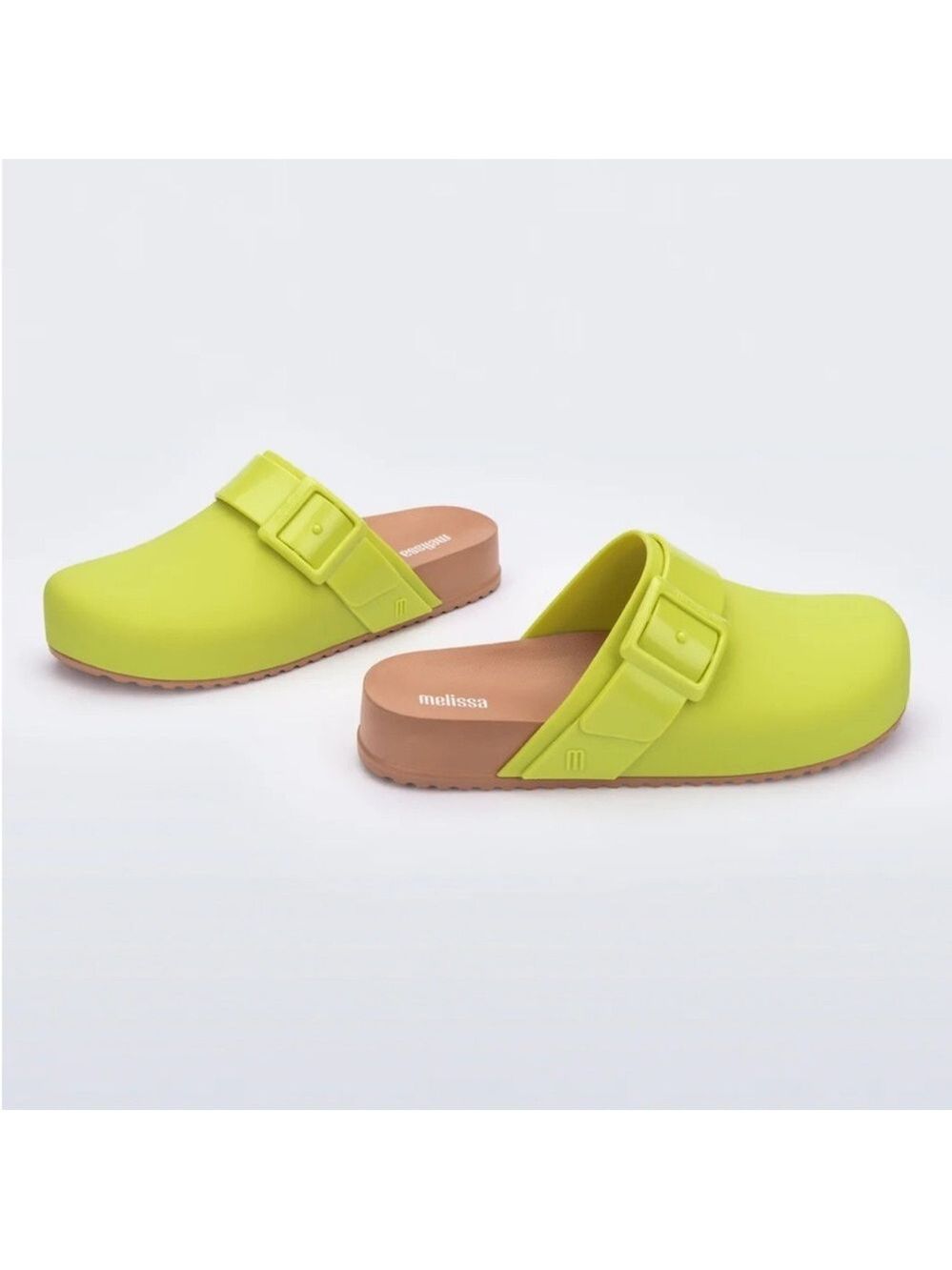 Mini Melissa Kids' Green/Brown Water Resistant Cozy Clog—13 - Picture 4 of 10
